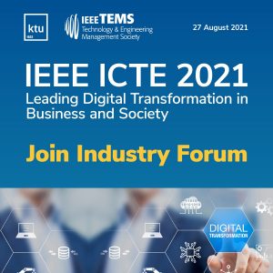 2021 IEEE International Conference on Technology and Entrepreneurship “Leading Digital Transformation in Business and Society”