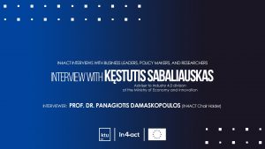 Kęstutis Sabaliauskas about Lithuania’s path to an Industry 4.0 leadership